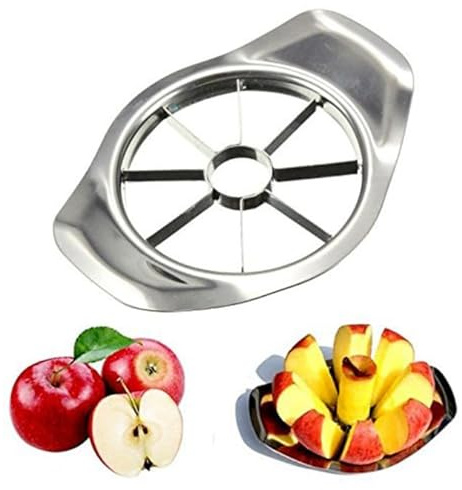 Apple Slicer,Stainless-Steel Apple Cutter 8 Slices, Sharp Blade Apple Corer and Slicer