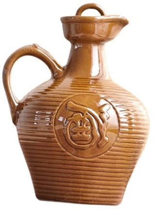 Warmhm Carafa à Vin Céramique Contenant à Vin Portable Pichet Multifonction Fournitures Pour Maison