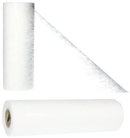 AmaCasa Tischläufer Weiß (17,5 cm x 25 m) – Hochwertiges Vliesband für stilvolle Tischdekoration bei Hochzeiten, Geburtstagen & besonderen Anlässen