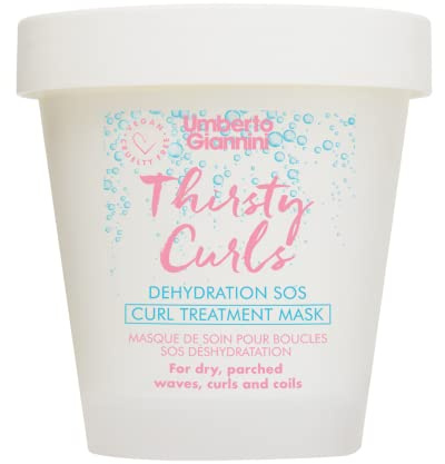 Umberto Giannini Thirsty Curls Treatment Mask - for Dry & Dehydrated Curls 210g, 210g (1er Pack)