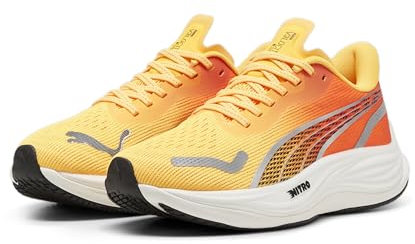 PUMA Damen Velocity Nitro™ 3 Laufschuhe 40.5, Sun Stream Sunset Glow White Orange Pink