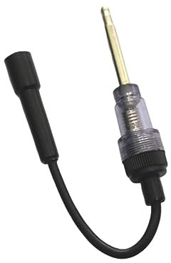 PAMINGONO Zündkerzenprüfer Mit Doppeltem Anschluss Für Benzinmotoren Inline Spark Tester Zur Diagnose Von Zündsystem Leichtes Prüfen Von Zündfunken Und Kabelverbindungen Geeignet Für Auto Mo