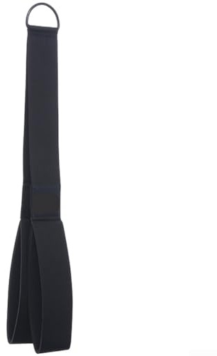 Cuerda de tracción de doble longitud con asas ergonómicas diseñadas para ejercicios de empuje de tríceps, tracción lateral y ejercicios de resistencia al rizo de bíceps (86 g-50 cm)