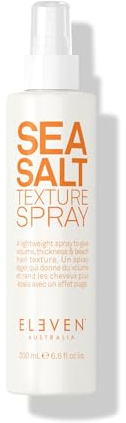 ELEVEN AUSTRALIA Sea Salt Texture Spray | Creates the Perfect 'Beach Hair' Look, Preserves the Natural Swing and Structure of the Hair - 200 ml
