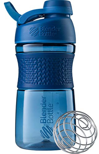 Blender Bottle Sportmixer Twist Navy Botella mezcladora, Unisex Adulto, 590ml