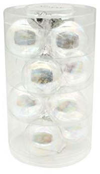 Inge-glas Weihnachtsk 6cm/12Stk. Irisierend