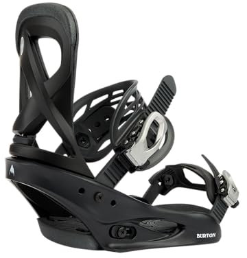 BURTON Scribe Womens Snowboard Bindings Black Sz L (8+)