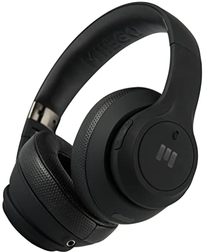 MIIEGO Boom ANC Bluetooth Kopfhörer - Active Noise Cancelling - Kabellose Over-Ear Headphones - Wasserabweisend - Black in Black