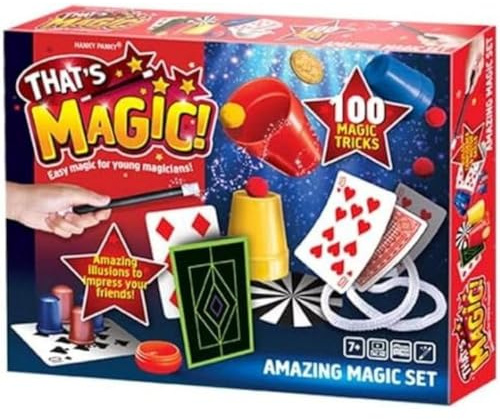 That's Magic Amazing Magic Set - Featuring 100 Fun, Easy Tricks For Young Magicians - Helps Build Child's Motor Skills and Confidence - Includes Props, Videos and Instructions, 7+ Years
