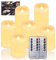 UCAMP Candele a LED,Candele LED,Set di 6 Candele senza fiamma,Candele Flickering Flameless,LED tea lights Tremolante con Telecomando e Funzione Timer per Compleanno/Festa/Matrimonio/Hotel