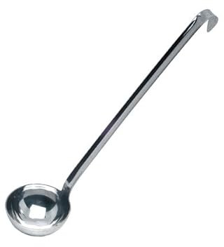 S/St - Cucharón de una pieza de 8 cm, 100 ml