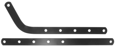 Healeved Lot de 2 bras pour ouvre-porte de garage - Bras courbé pour porte de garage - Support de transfert pour ouvre- - Support de remplacement pour réparer une tige de poussée/traction usée