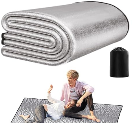 Camping liggmatta - fällbara mattor, aluminiumfolie sovmatta | vattentät