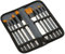 Set di pennelli per pittori, Set Pennelli Pittura Acrilica, 10 Pezzi Pennelli per Dipingere,Pennelli Acquerello Professionali,Nylon Pennelli per Dipingere Bambini con Spatola