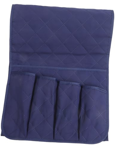DECHOUS Organizzatore per Braccioli del Divano Tasca Laterale, Borsa Portaoggetti Multifunzionale Blu, Custodia Rimovibile per Soggiorno e Camera da Letto