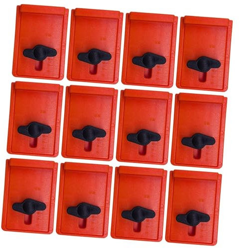 Kuntesetty Lot de 12 Cales D'espacement Réglables de 6 à 25 Mm pour de Parquet Stratifié Professionnel et Robuste. Accessoires de Pose pour Sols Stra