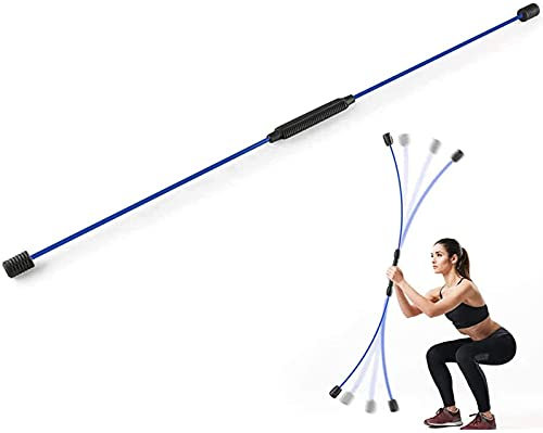 Swing Stick Barra Oscilante para Entrenamiento Barra de ejercicios Barra de estiramiento Barra de entrenamiento muscular para ejercicio físico, yoga, fitness y otros ejercicios de resistencia (azul)