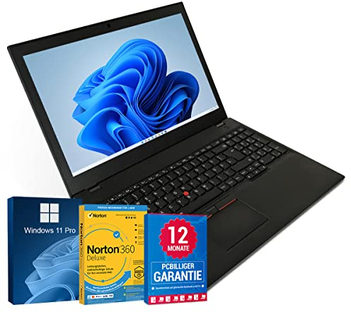 Lenovo ThinkPad T560 15,6 Zoll Full HD Laptop Intel Core i5-6300U@ bis zu 3 GHz 16 GB 512 GB SSD mit Windows 11 Pro & GRATIS Antiviren-Software inkl. 12 Monate Garantie (Generalüberholt)