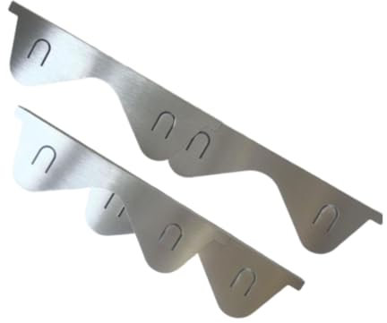 SiaBiced Edelstahlabdeckung für Herd, Füller für Küchenlücken, Schutz zwischen Herd Und Arbeitsfläche, Silbrig