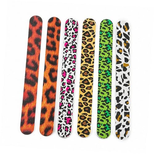PRETYZOOM Juego de Herramientas de Manicura Limas Pulidoras de Uñas 30 Piezas Tamaño Estándar Diseño Impreso Aleatorio para Uso Profesional y Cuidado Personal