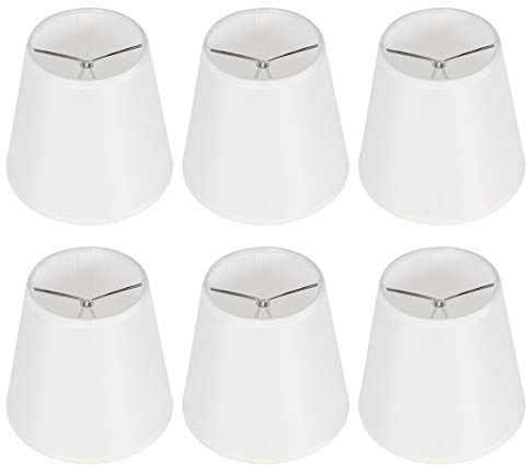 Satz Von 6 Clip Auf Kronleuchter Lampenschirme, Lampenschirm Tischlampe, Clip-Lampenschirmen Für Lampen, Leuchten, Kronleuchter Für Decke Pendelleuchte 14x13x13.1cm