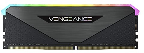 Corsair Vengeance RGB RT 32GB (4x8GB) DDR4 3600MHz C18 Memoria de Sobremesa (Iluminación Dinámica RGB, Optimizado para AMD 300/400/500 Series, Compatible con Intel 300/400/500 Series) Negro