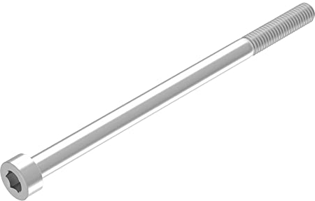 Vite cilindrica SECCARO M4 x 65 mm, acciaio inox V2A VA A2, DIN 912 / ISO 4762, esagono incassato, filo parziale, 20 pezzi