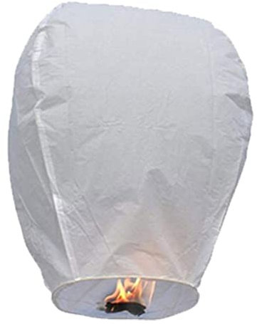 10 Uds. Linternas chinas del cielo, linternas de papel biodegradables para bodas, cumpleaños, fiestas y memorias