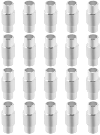LT Easiyl 20x Entretoises de Roulement de Roue D'espacement de Patins en Ligne Entretoises de Roulement D'entretoise de Vitesse en Ligne en Alliage D'aluminium pour Rollers en Ligne
