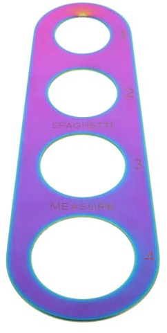 ABOOFAN Máquina Medidora De Masa De Acero Inoxidable Medidor De Espaguetis Para Cocina Herramienta Para Medir Pasta Control De Porciones Para Preparar Espaguetis