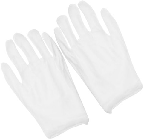 Anneome Baumwollhandschuhe Für Herren 6 Paar Dünne Baumwoll-arbeitshandschuhe Zur Schmuckinspektion