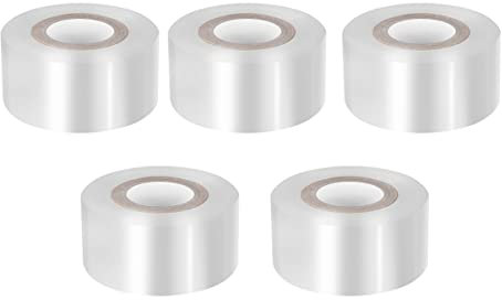 IWOWHERO 5rollos Cinta De Injerto Autoadhesiva De PE Película Estirable para Jardinería De Flexible y Biodegradable para Plantas y Flores