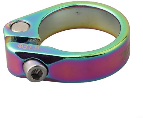 SiSinkal Tanke Collier de Serrage pour Tige de Selle en Aluminium pour VTT et vélo de Route 31 8 mm/34 9 mm, Solide et léger (coloré A 31,8)