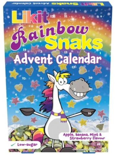 Likit Calendario dell'Avvento per cavalli Rainbow Snacks