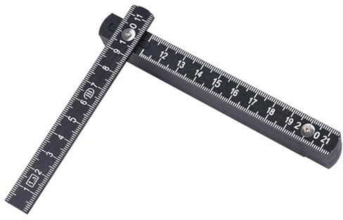BDHI 1pc 10 Fold 78 Solid Wood Folding Fue Gauge Stick Ruler Portable Foldable Ruler Durable Folding Wooden Oil Tank Level Gauge(Y362-1)