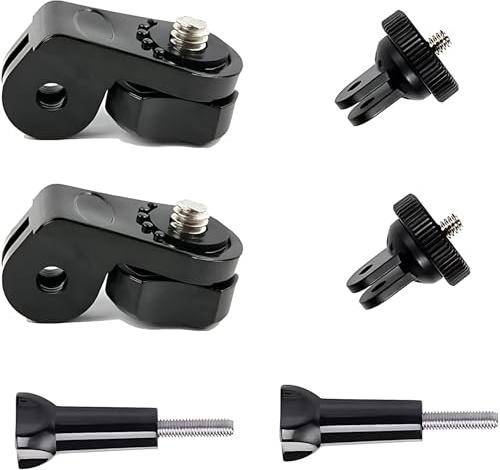 Adaptador de Trípode Soporte de Cámara de 1/4-20 Juego de adaptadores de conversión Universal Compatible con Gopro Hero 13/12/11, dji Osmo Action 5 Pro/4 y Otras Cámaras de Acción