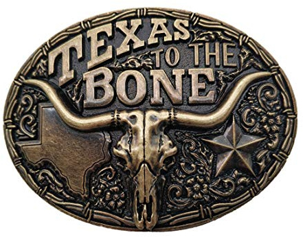 Xwest Texas to the Bone Western Belt Buckle Cowboy Longhorn Buckles