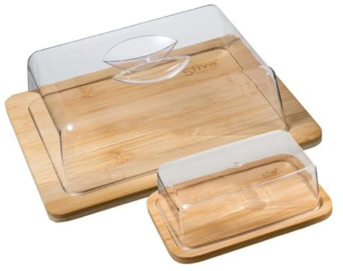 Paris Prix Five Simply Smart - Boîte à Fromage & Beurrier Bambou 24cm Naturel