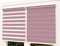 TROYAHOME® Doppelrollo Klemmfix Ohne Bohren Duo Rollo Fenster Rollo Easyfix (Rosa Puder, 65 x 150 cm (Stoffbreite 62 cm)