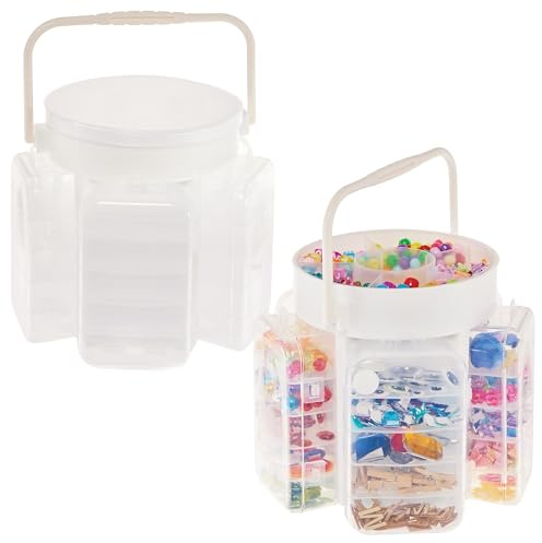 Baker Ross FN262 Craft Caddy - Confezione da 1, contenitore portatile per materiali artistici per arti e mestieri