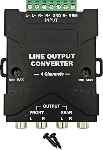 IPNOSIS IP-CO01 Convertitore di segnale da alto a basso livello 4 uscite RCA