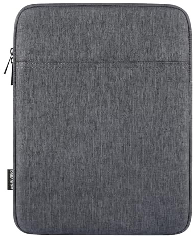 Dadanism 13 Pollici Custodia Protettiva Sacchetto Tablet per iPad Pro 13 M5/M4, iPad Air 13 M4/M3, MacBook Neo 13, MacBook Air 13 M5/M4, Galaxy Tab S10 FE Plus 13,1/Tab S10+ 12,4,Grigio Siderale