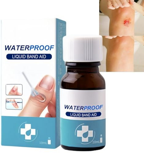 Skin Liquid Waterproof Plasters,Liquid Wound Dressing,Skin Liq/uid Plaster Wound Glue,Spray Plasters for WOU/nds,Water/Proof & Breathable Quick-Dry Gel,Transparent Spray WOU/nd Stick Protective