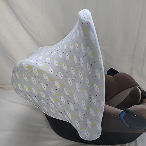 Moon-bebe Universal Verdeck für Maxi-Cosi Babyschale Gruppe 0+ als Sonnenschutz (GRIJS)