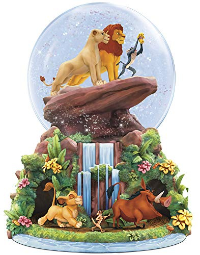 Disney Bradford Exchange Lion King Musical Glitter Globe - Simba Nala Rafiki