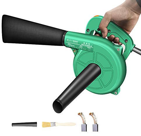 ACXZ Aspirador y soplador de Hojas eléctrico con Cable, barredora de jardín de Mano de 1000 V, para soplar Nieve, computadora, Pelo de Mascotas