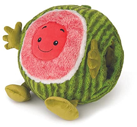 COZY NOXXIEZ Plush Hand Warmers Fruit Cuddly Soft Cushion For Kids & Adults - Watermelon