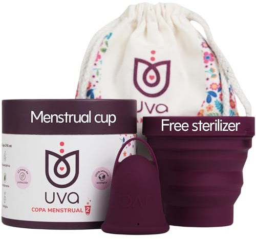 UVA Reusable Menstrual Cup Heavy Flow Kit, Size B