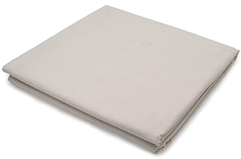 PAINTERSISTERS® 10,5 m² Maltuch – Leinwand ungrundiert, 210cm x 5 METER Rohgewebe 285g (10 oz)/m² aus 100% Baumwolle, zum Bespannen von Keilrahmen, Malgrund Raw Cotton