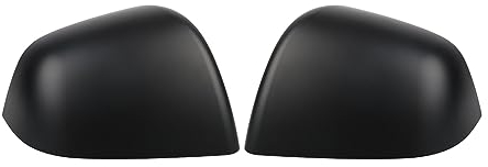 Auto Spiegelkappen Für Tesla Für Modell Für Y Rückspiegel Abdeckungen Carbon Faser Dekorative Ersatz Seite Flügel Kappen Gehäuse Automotive Auto Zubehör Rückspiegelgehäuse (Farbe : Matt-schwarz)